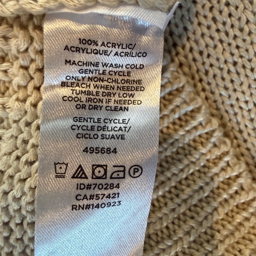 Loft tan sweater tank - Picture 9 of 9